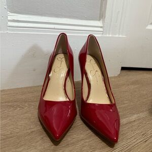 Jessica Simpson Red Patent Heels